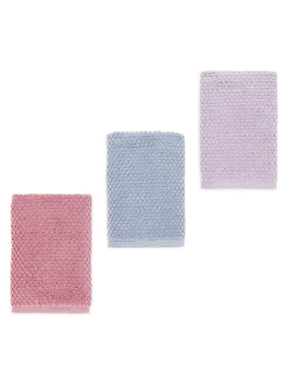 3 Wild Sage Savannah 16x28" HAND Towels = 1 LAVENDER + 1 BLUE FOG + 1 MAUVE PINK